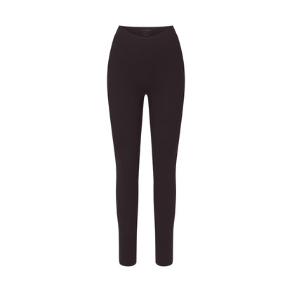 NikeSKIMS STUDIO STRETCH DIPPED 29" LEGGING | DARK ROAST
