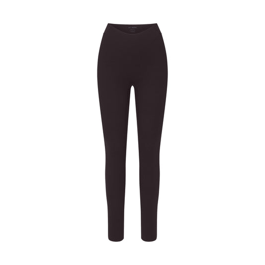 NikeSKIMS STUDIO STRETCH DIPPED 29" LEGGING | DARK ROAST