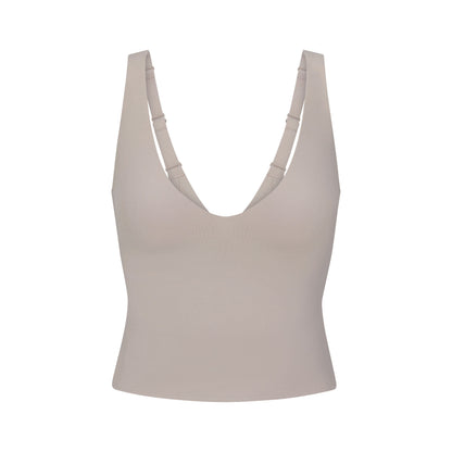 NikeSKIMS STUDIO STRETCH PLUNGE TANK | LINEN