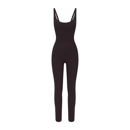 NikeSKIMS STUDIO STRETCH 29" ONE PIECE | DARK ROAST