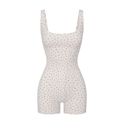 NikeSKIMS MATTE CORSET 2" ONE PIECE | DITSY FLORAL PRINT