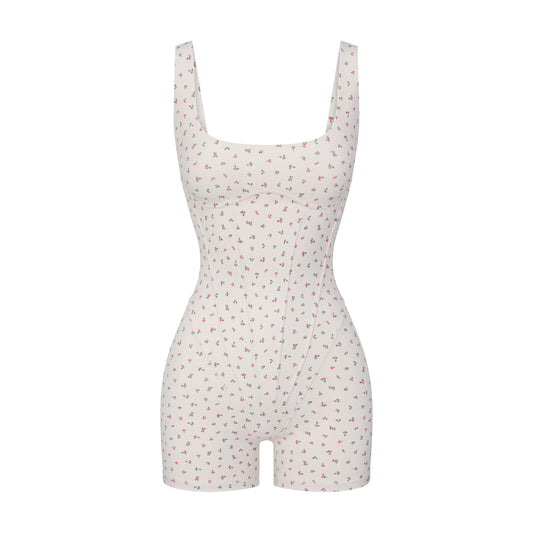 NikeSKIMS MATTE CORSET 2" ONE PIECE | DITSY FLORAL PRINT