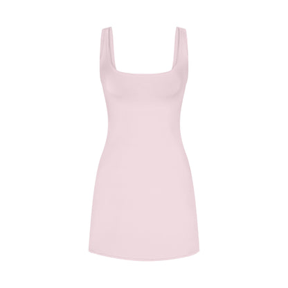 COTTON JERSEY MINI DRESS | CHERRY BLOSSOM