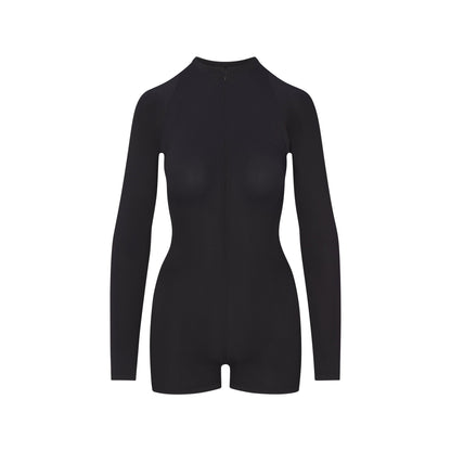 NikeSKIMS AIRY LONG SLEEVE ONE PIECE | OBSIDIAN