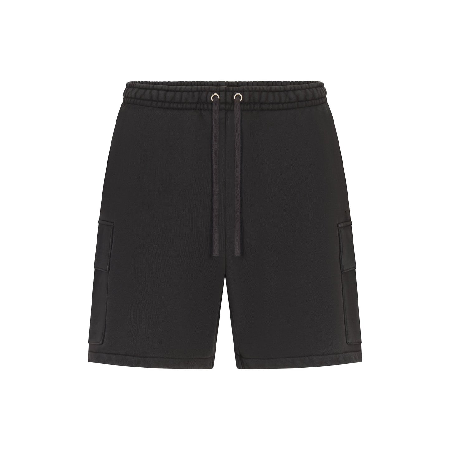 HEAVYWEIGHT FLEECE MENS CARGO SHORT | WASHED ONYX