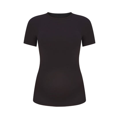 COTTON JERSEY MATERNITY T-SHIRT | SOOT