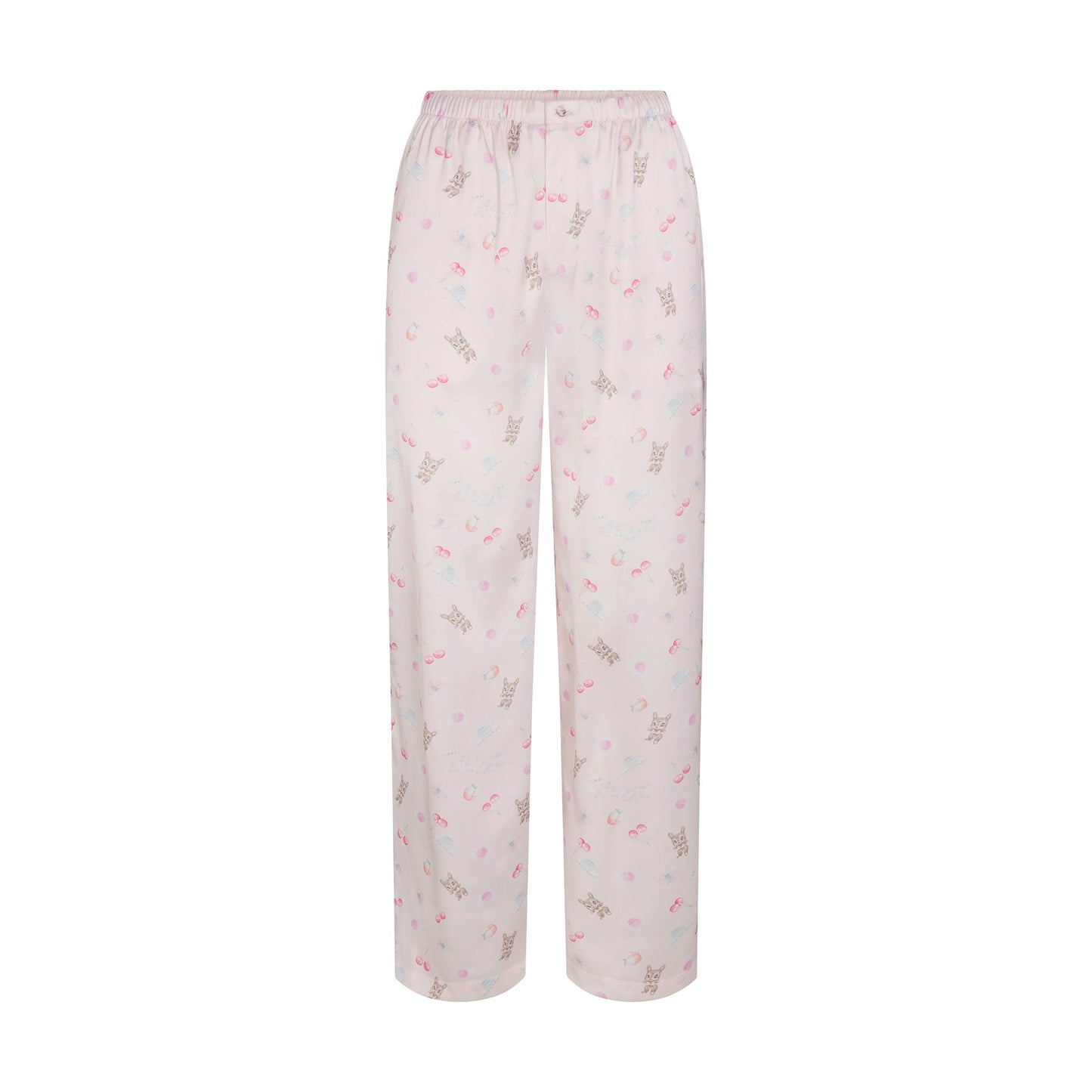 WOVEN SHINE LONG SLEEP SET | BARELY PINK SNACK BAG