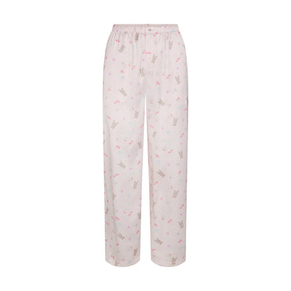 WOVEN SHINE LONG SLEEP SET | BARELY PINK SNACK BAG