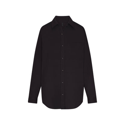 ORGANIC COTTON SLEEP LONG SLEEVE SET | OBSIDIAN