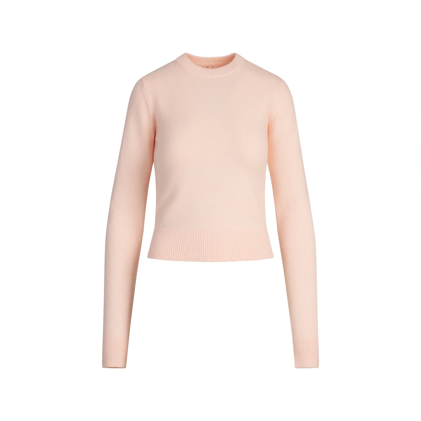 SWEATER KNITS RIBBED LONG SLEEVE FITTED CREW NECK | PRIMROSE
