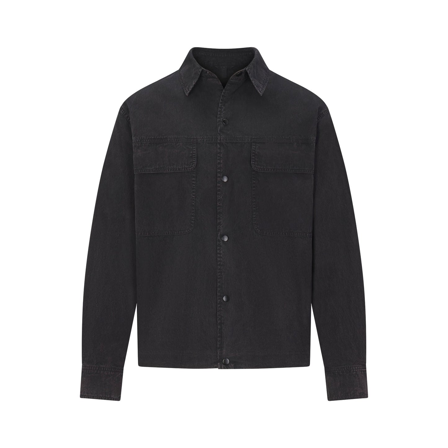 WOVEN MENS RELAXED SHIRT | ONYX