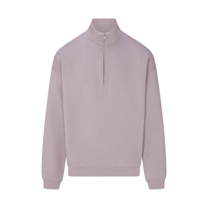 FLEECE LOUNGE MENS RELAXED QUARTER ZIP | SHADOW