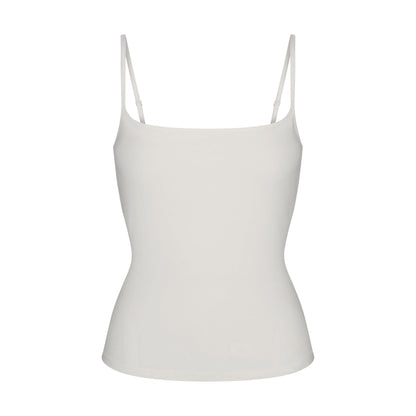 COTTON JERSEY SCOOP NECK CAMI | MARBLE