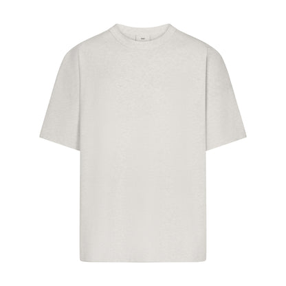 JERSEY LOUNGE MENS OVERSIZED T-SHIRT | CHALK HEATHER