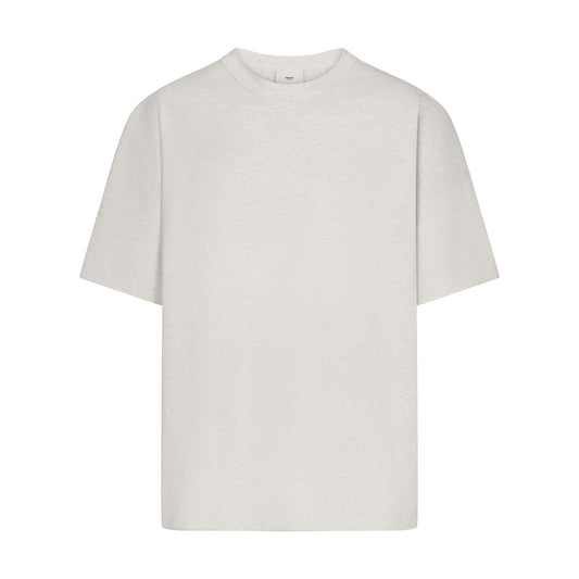 JERSEY LOUNGE MENS OVERSIZED T-SHIRT | CHALK HEATHER