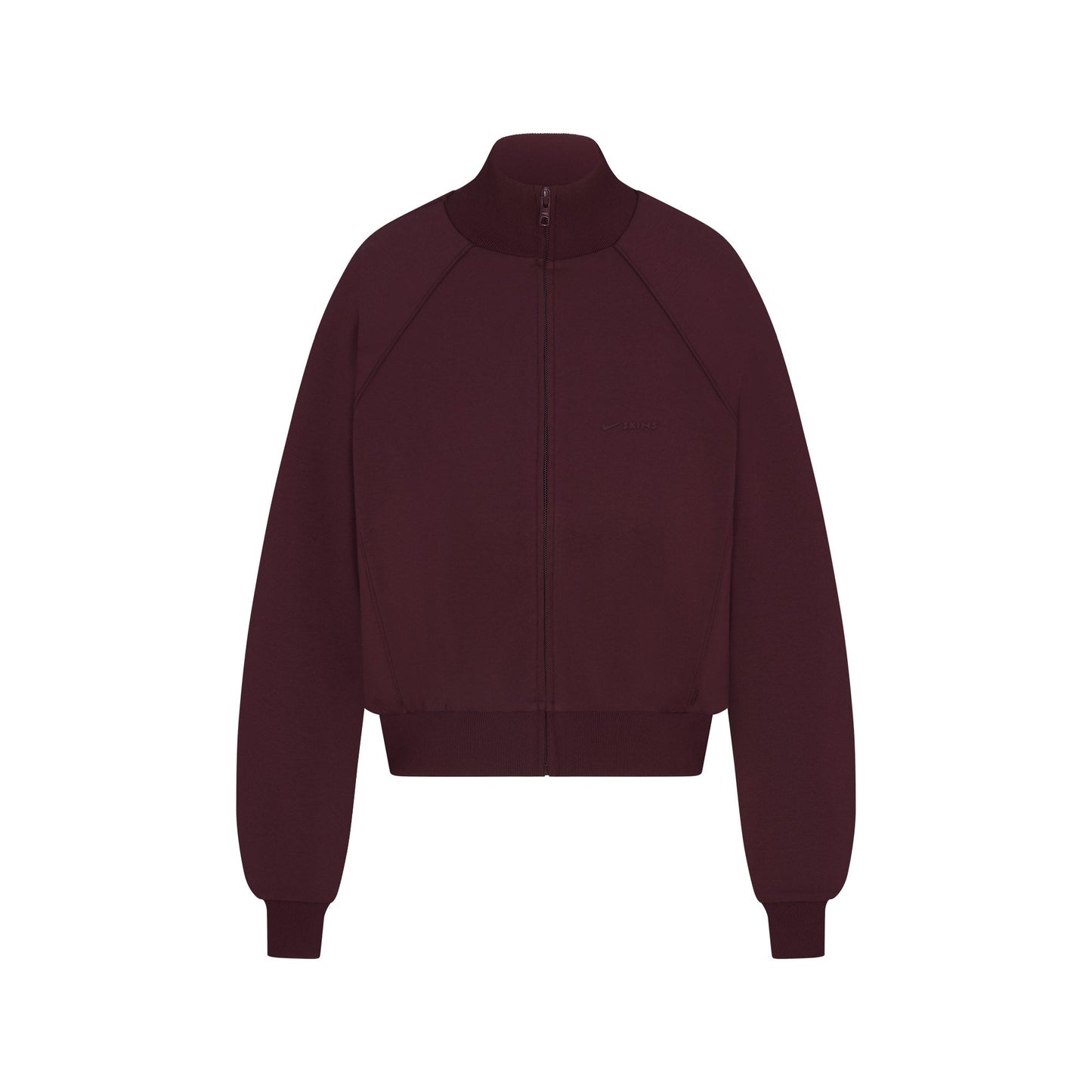 NikeSKIMS MATTE TRICOT TRACK JACKET | CURRANT