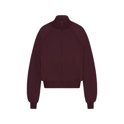 NikeSKIMS MATTE TRICOT TRACK JACKET | CURRANT