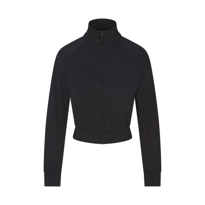 NikeSKIMS AIRY CROPPED TRACK JACKET | OBSIDIAN