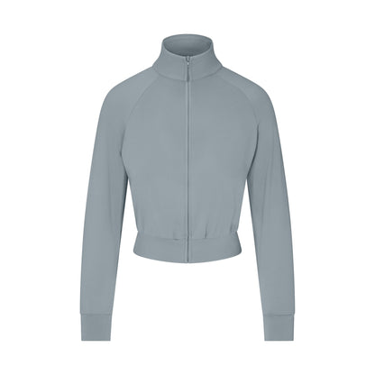 NikeSKIMS AIRY CROPPED TRACK JACKET | WASHED PACIFIC