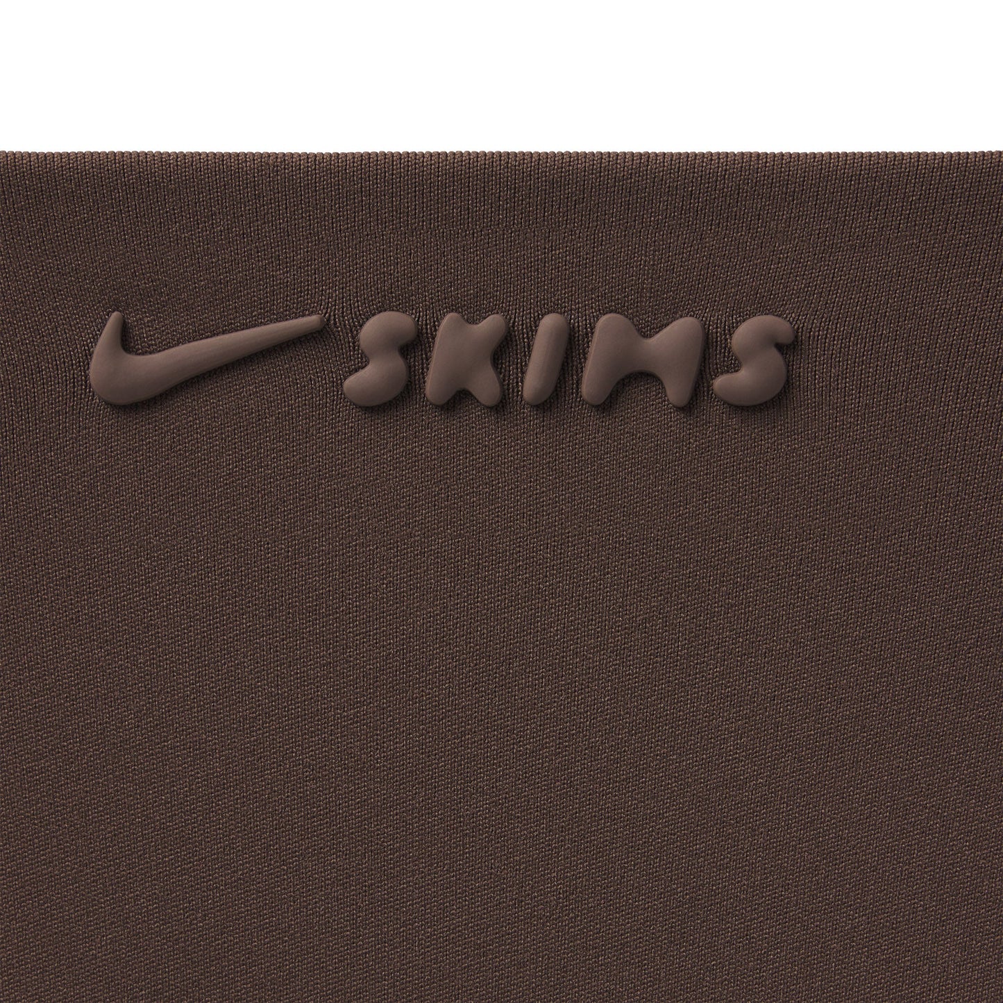 NikeSKIMS MATTE WIDE STRAP BRA | DARK SEPIA