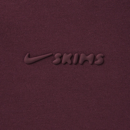 NikeSKIMS MATTE TRICOT TRACK JACKET | CURRANT