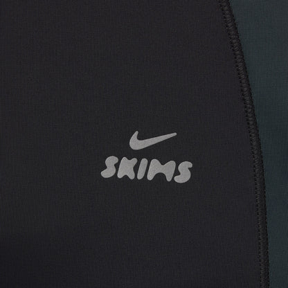 NikeSKIMS SHINE ZIP FRONT LONG ONE PIECE | OBSIDIAN AND DARK TEAL