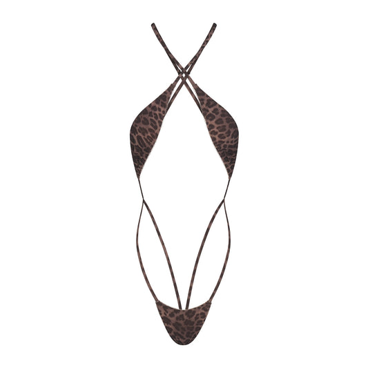 FITS EVERYBODY PICOT MICRO TEDDY | UMBER LEOPARD PRINT