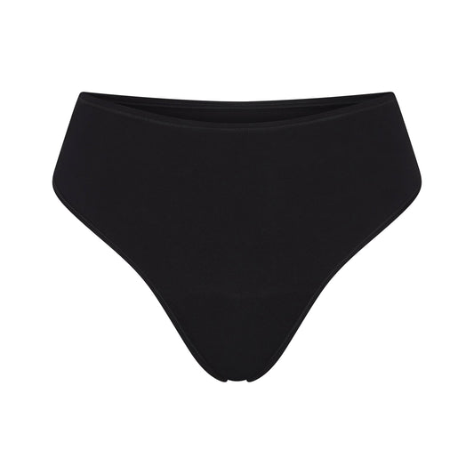 PERIOD PANTIES THONG | OBSIDIAN