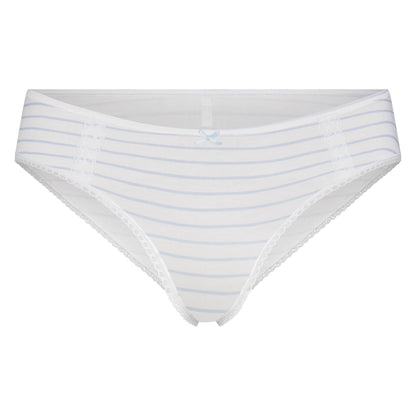 LIGHTWEIGHT COTTON LACE HIPSTER | AIRSPACE LAGUNA STRIPE
