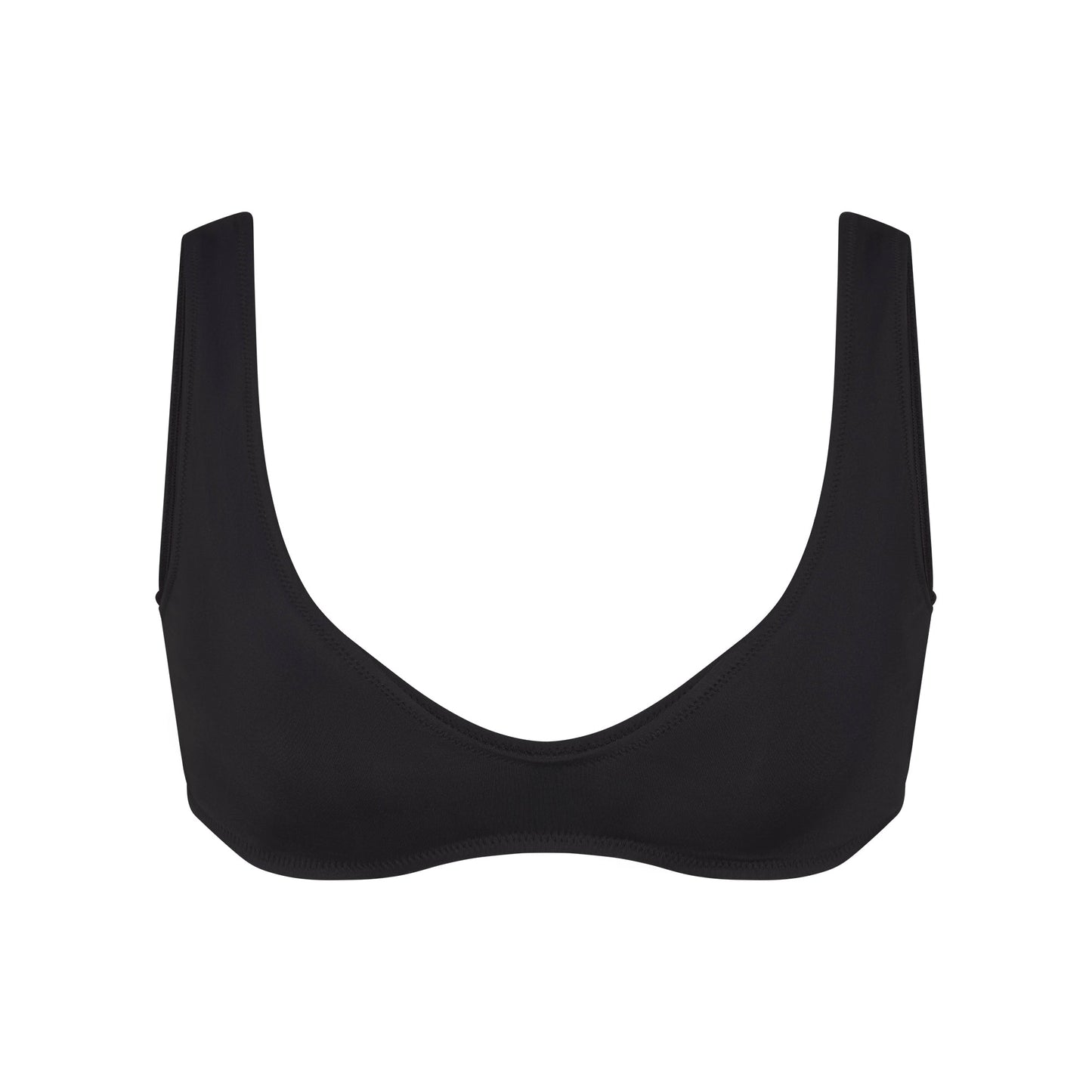 SIGNATURE SWIM PLUNGE BIKINI TOP | ONYX