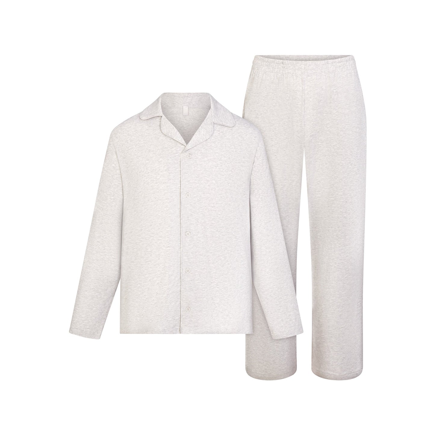 JERSEY SLEEP MENS SLEEP SET | LIGHT HEATHER GREY
