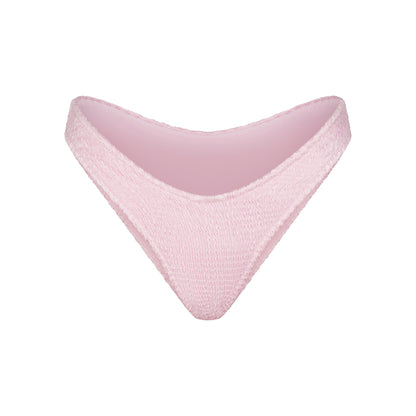 SATIN SWIM CHEEKY TANGA BIKINI BOTTOM | CHERRY BLOSSOM