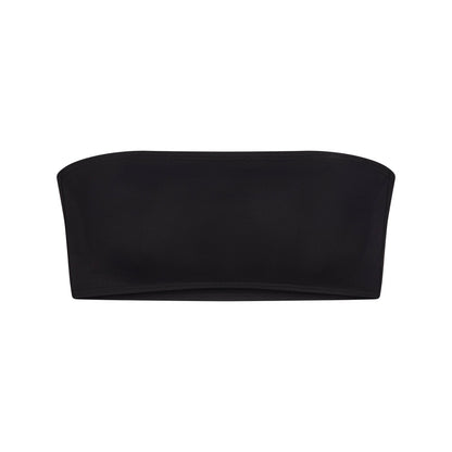 ICONIC SWIM MICRO BANDEAU BIKINI TOP | OBSIDIAN
