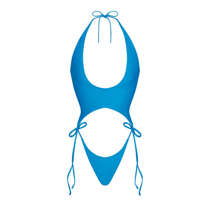 SIGNATURE SWIM PLUNGE MONOKINI | CERULEAN