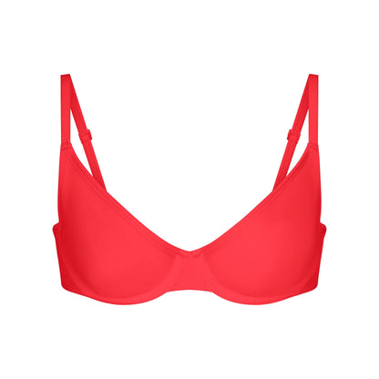 ICONIC SWIM UNDERWIRE BIKINI TOP | CARMINE