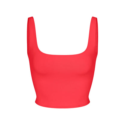 ICONIC SWIM TANK BIKINI TOP | CARMINE
