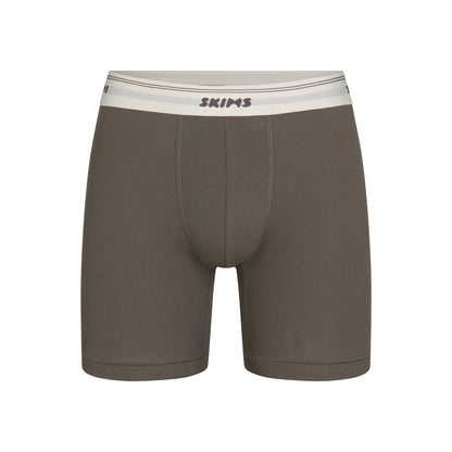 SKIMS COTTON RIB MENS 5" BOXER BRIEF | JUNGLE