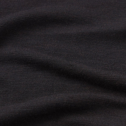 SHEER KNIT RUFFLE DRESS | ONYX