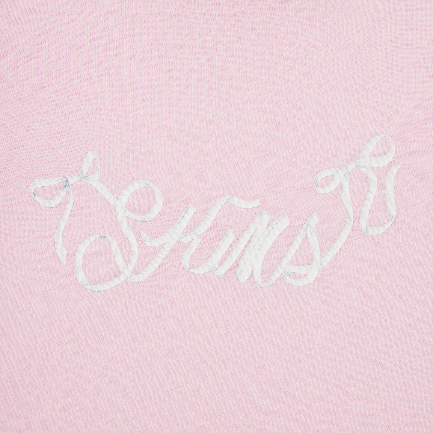 WORN IN JERSEY T-SHIRT | PEONY SKIMS BOW