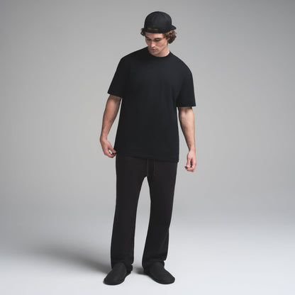 HEAVYWEIGHT COTTON MENS RELAXED T-SHIRT | OBSIDIAN