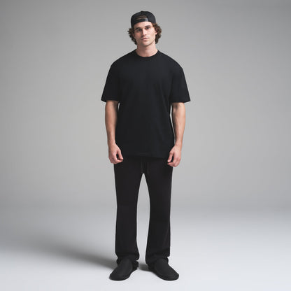 HEAVYWEIGHT COTTON MENS RELAXED T-SHIRT | OBSIDIAN