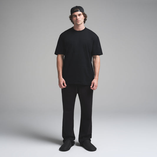 HEAVYWEIGHT COTTON MENS RELAXED T-SHIRT | OBSIDIAN