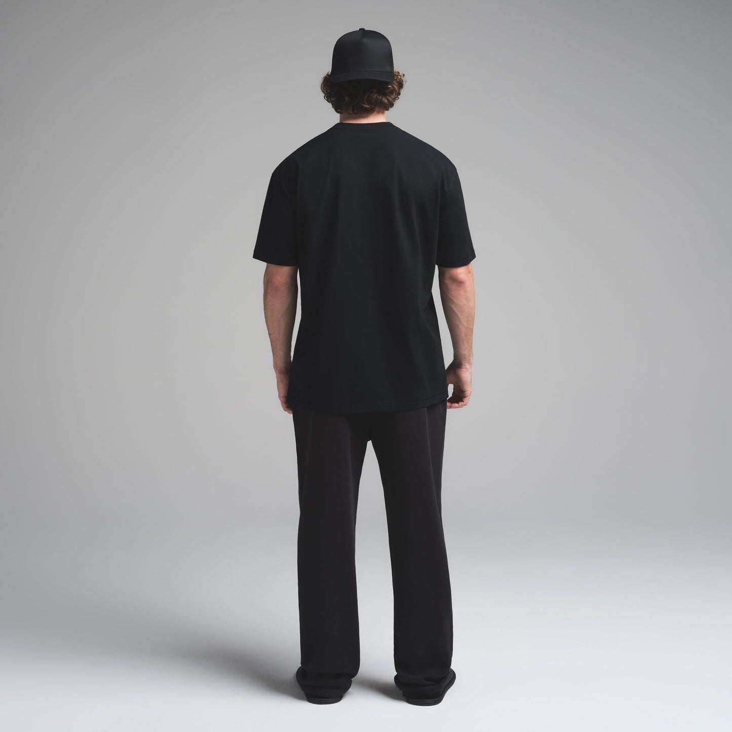 HEAVYWEIGHT COTTON MENS RELAXED T-SHIRT | OBSIDIAN