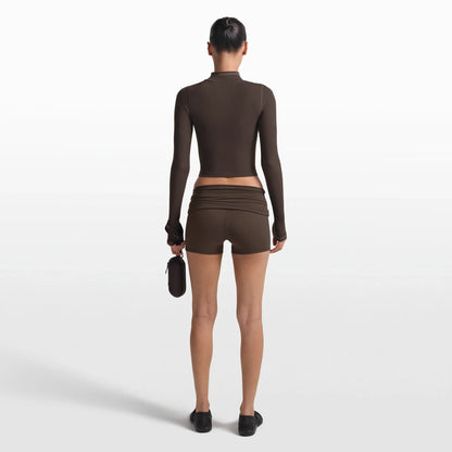 NikeSKIMS RIBBED SEAMLESS ZIP UP CROP JACKET | PHOENIX