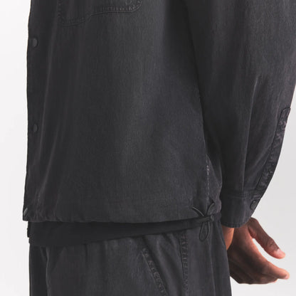WOVEN MENS RELAXED SHIRT | ONYX