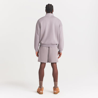 FLEECE LOUNGE MENS RELAXED QUARTER ZIP | SHADOW