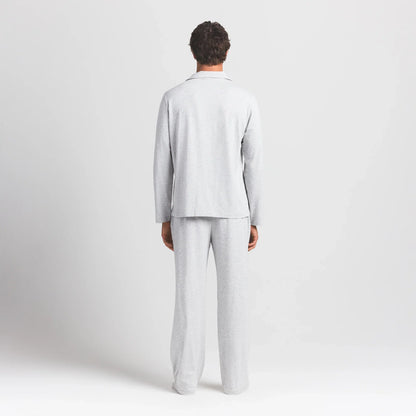 JERSEY SLEEP MENS SLEEP SET | LIGHT HEATHER GREY