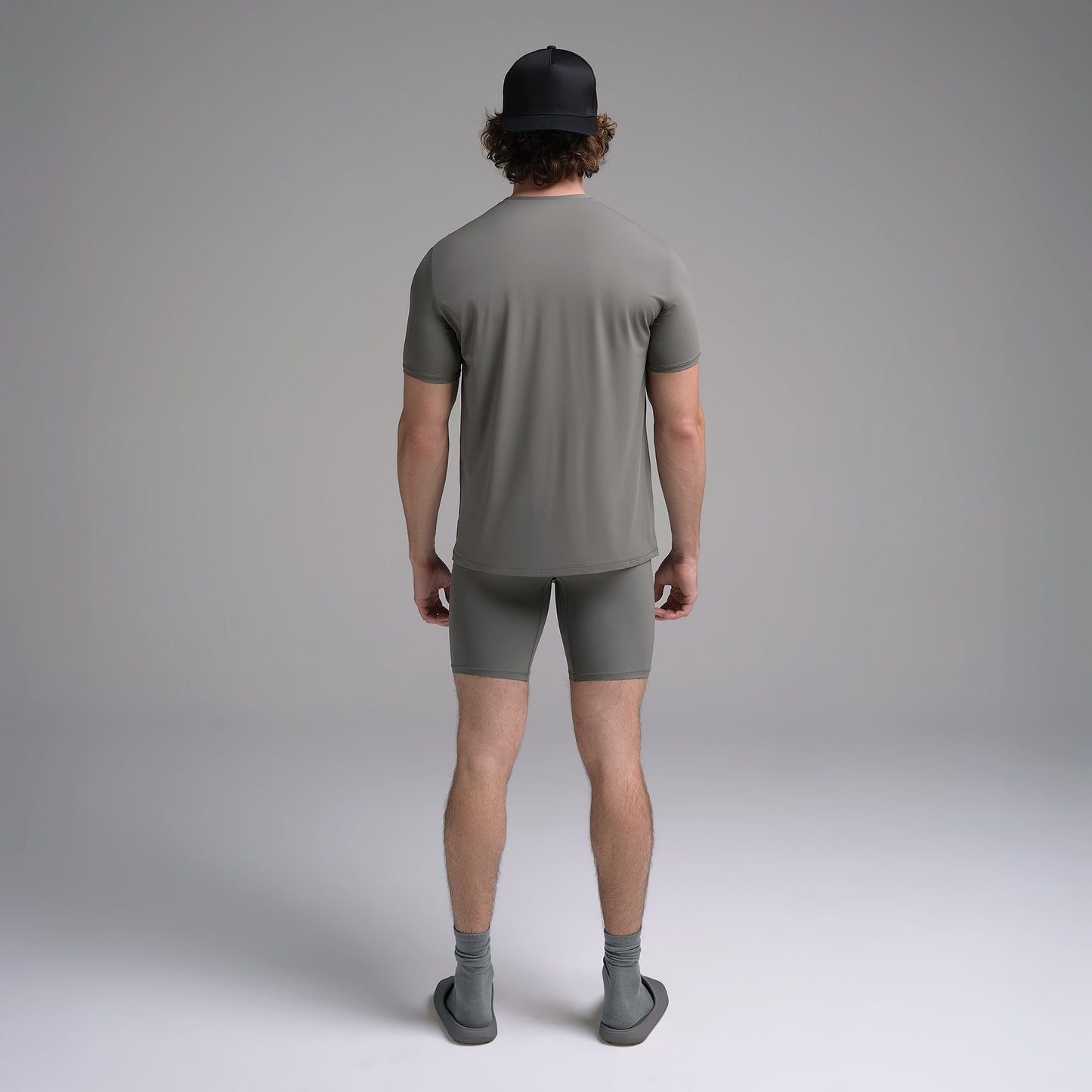 SKIMS FLEX MENS T-SHIRT | GUNMETAL