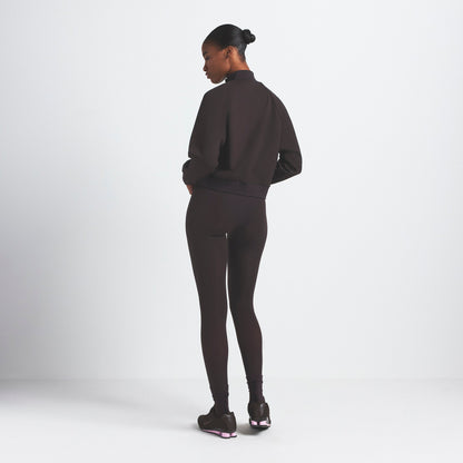 NikeSKIMS MATTE TRICOT TRACK JACKET | DARK ROAST