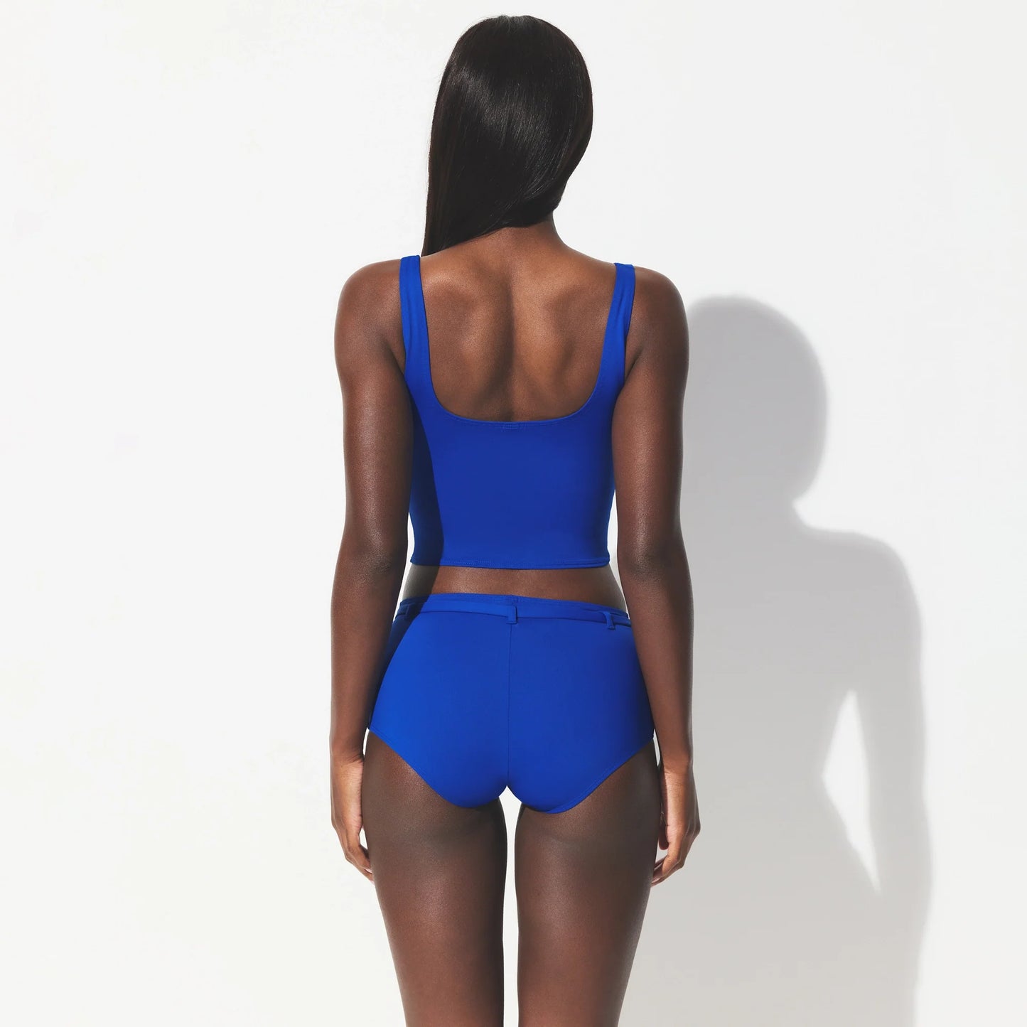 ICONIC SWIM TANK BIKINI TOP | COBALT